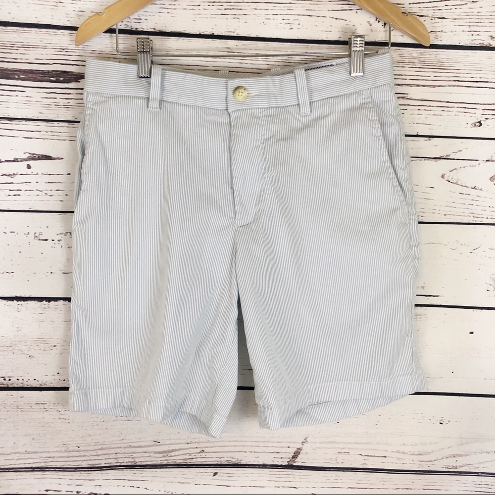 ⭐️Southern Tide Men’s Blue/White seersucker Shorts